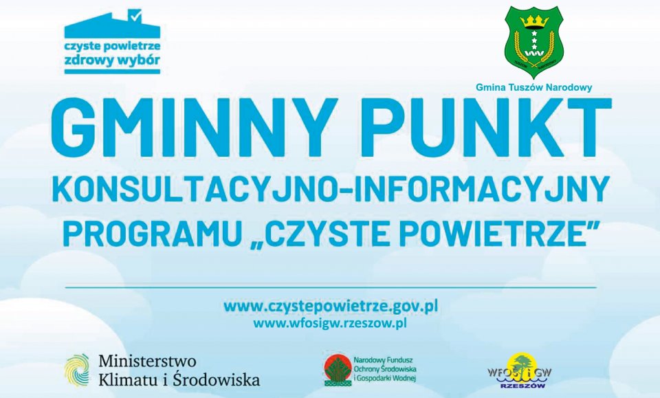 Ikona logo Gminny Punkt Konsultacyjno-Informacyjny Programu „Czyste Powietrze”