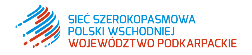 Logo Sieć Szerokopasmowa Polski Wschodniej – województwo podkarpackie
